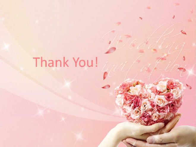 Thank You Images With Flowers For Ppt