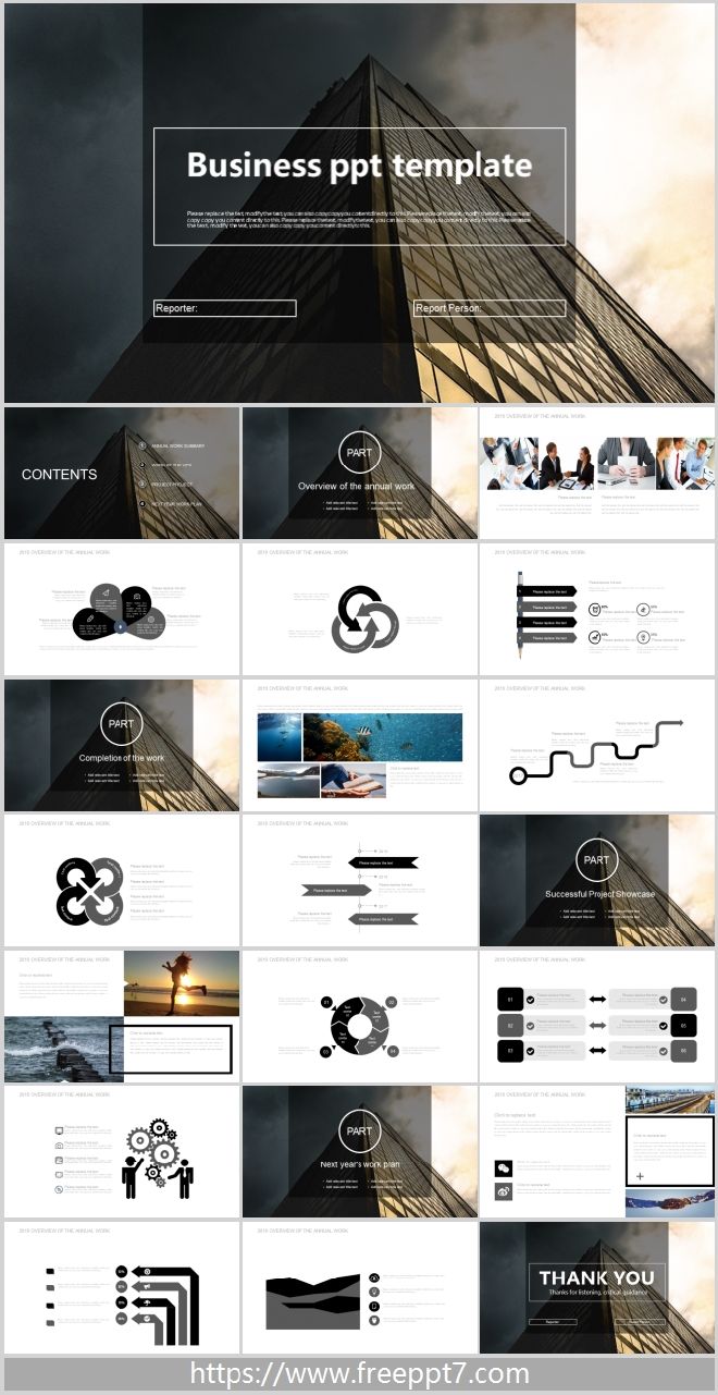 Office building background business PowerPoint Templates & Google Slides