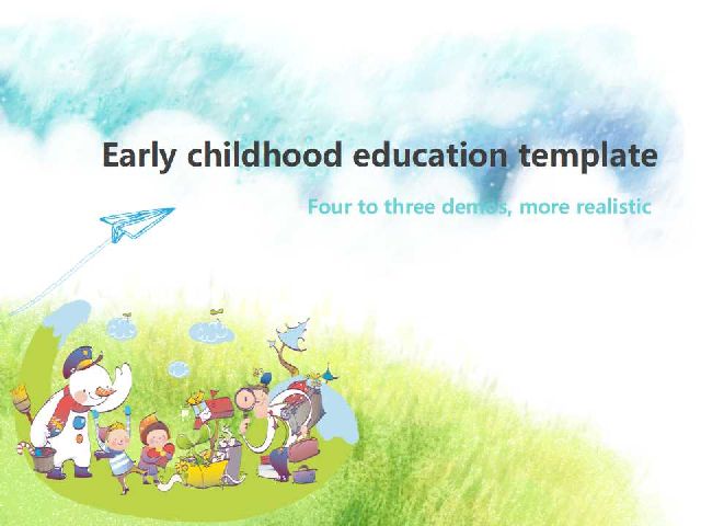 Early Childhood Education PowerPoint Template