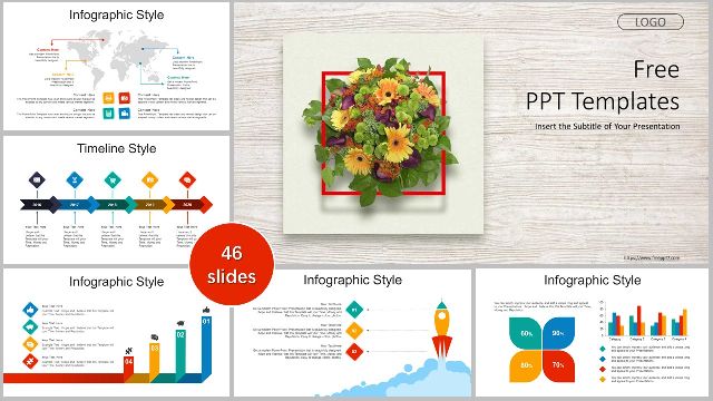 Flower Business PowerPoint Templates_Google Slides theme