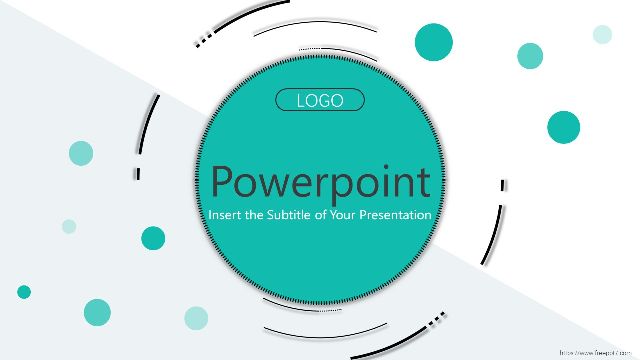 <b>Blue dot business PowerPoint Templates</b>