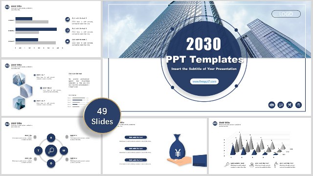 Introducing our Blue Business Plan PowerPoint Template