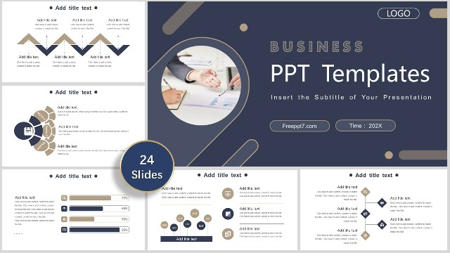 Nice! Blue Business Report PPT Templates