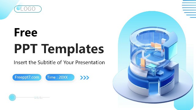 Great! Blue Minimalist Business PowerPoint Templates