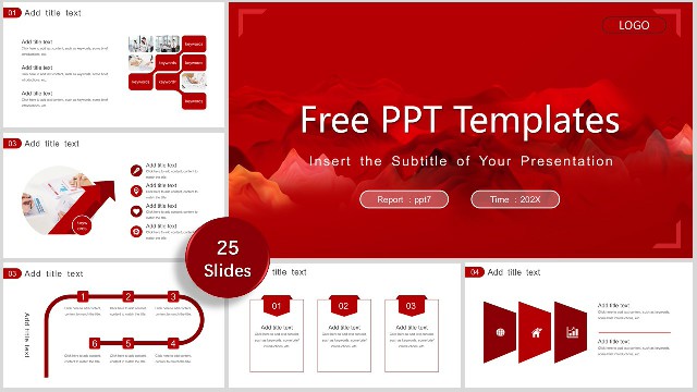 Nice! Red Event Planning PowerPoint Templates