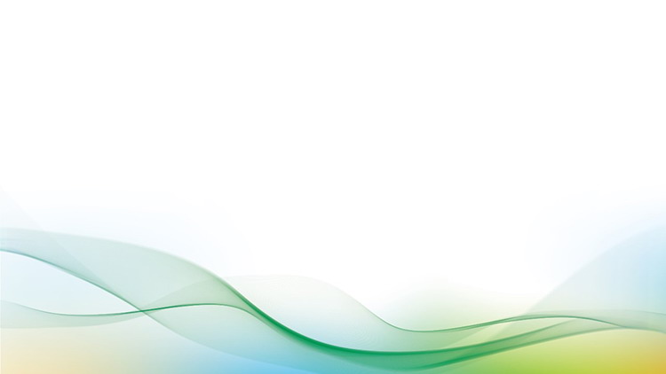 Elegant Green Wavy Curve PPT Backgrounds