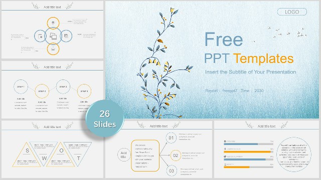 <b>Exquisite! Elegant and fresh business PowerPoint templates</b>