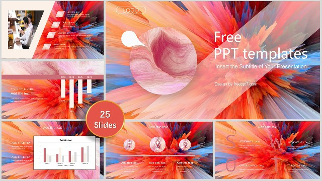 Beautif! Creative Watercolor Style PowerPoint Templates