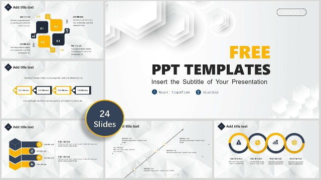 Personality! Simple Micro-stereo Business PowerPoint Templa