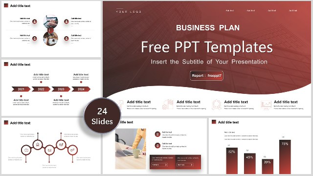 <b>Exquisite！Red Gradient Business Report PowerPoint Templates</b>