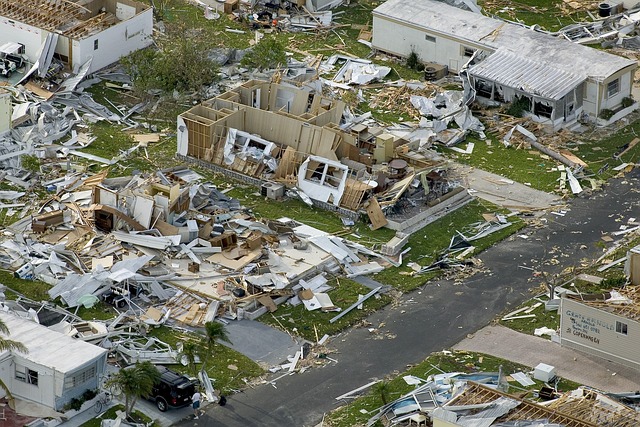 Hurricane damage in California