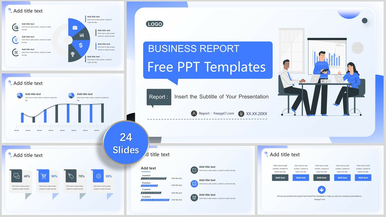 <strong>Blue Vector Business Marketing PowerPoint Templates</strong>