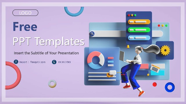 <strong>Stunning Blue-Purple Business PowerPoint Templates</strong>