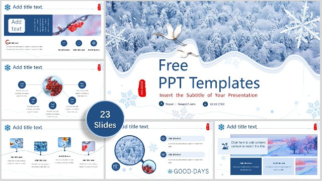 <b>Beautiful Winter-Themed PowerPoint Templates</b>