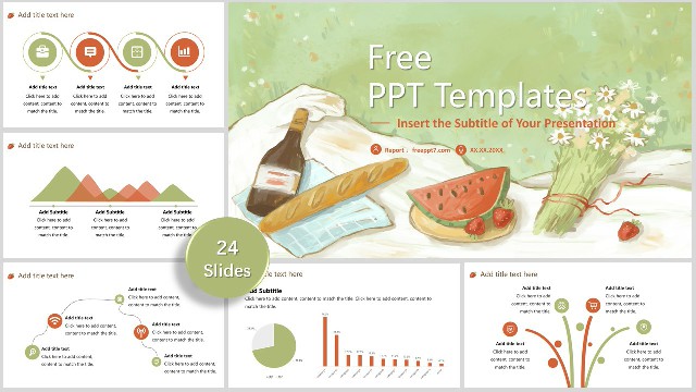 <b>Beautiful Watercolor Style PowerPoint Templates</b>