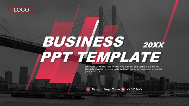 <b>Red & Black European and American Business Presentation Template–Modern, Dynamic and Profession</b>