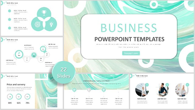 <strong>Fashionable Business Presentation PowerPoint Te</strong>